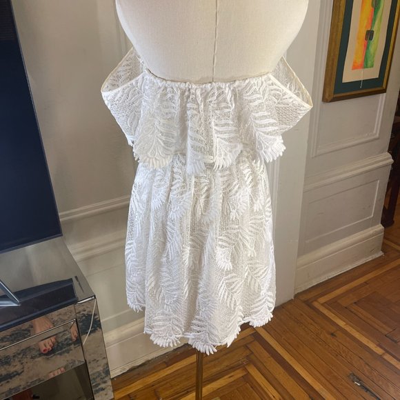 Lovers and Friends x REVOLVE Dream Vacay Dress, White, Off Shoulder, Small - Picture 9 of 15
